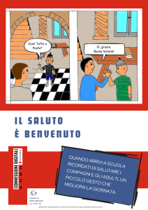 Il saluto è benvenuto