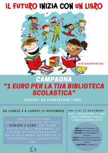 campagna un euro per la biblioteca scolastica